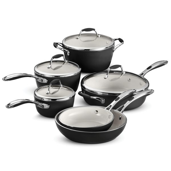 Tramontina Gourmet Ceramica Deluxe 10 Piece Non Stick Cookware Set