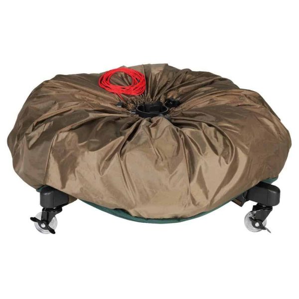 TreeKeeper Large Girth Upright Christmas Tree Storage Bag for Trees Up to 9 ft. Tall and 70 in. Wide (includes Rolling Tree Stand) - Image 3