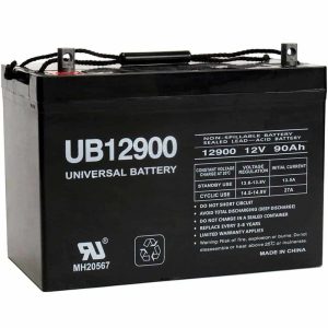 UPG UB12900 (Group 27) 12-Volt 90 Ah Z1 Terminal Sealed Lead Acid (SLA) AGM Rechargeable Battery