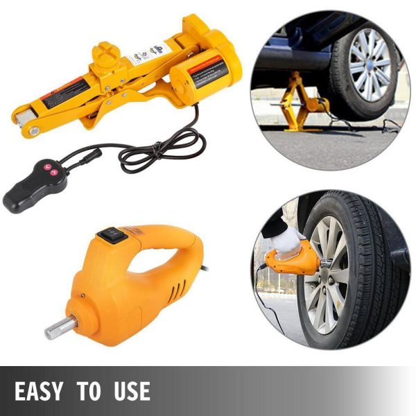ZS-K-07IWDDQJDTZ1V0 Electric Car Jack 3-Ton Electric Scissor Jack 12-Volt DC Electric Jack 6600 lbs. Car Repair Tool for Sedans and SUVs - Image 4