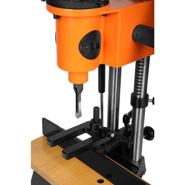 5 Amp Cast Iron Bench Mortiser with Chisel Bit Set - Image 6