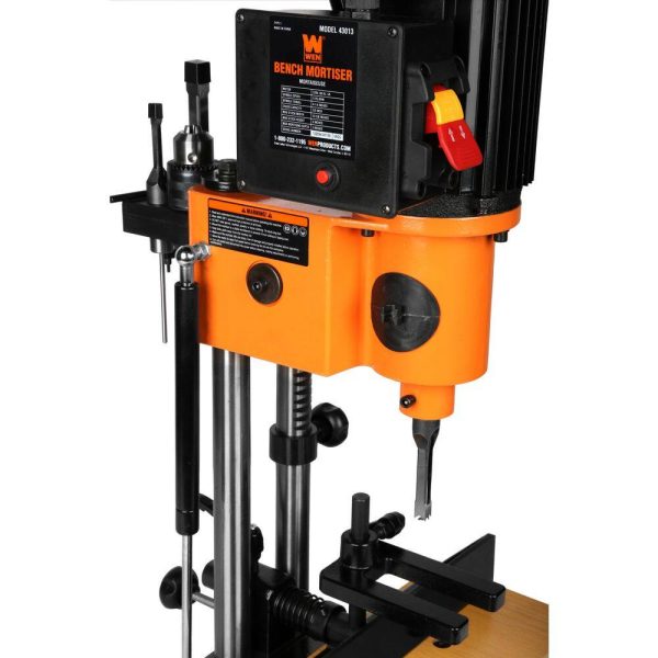 5 Amp Cast Iron Bench Mortiser with Chisel Bit Set - Image 9