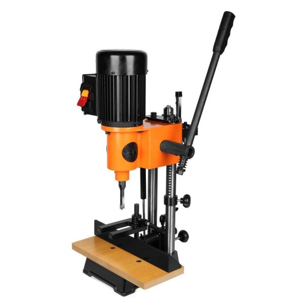 5 Amp Cast Iron Bench Mortiser with Chisel Bit Set - Image 2