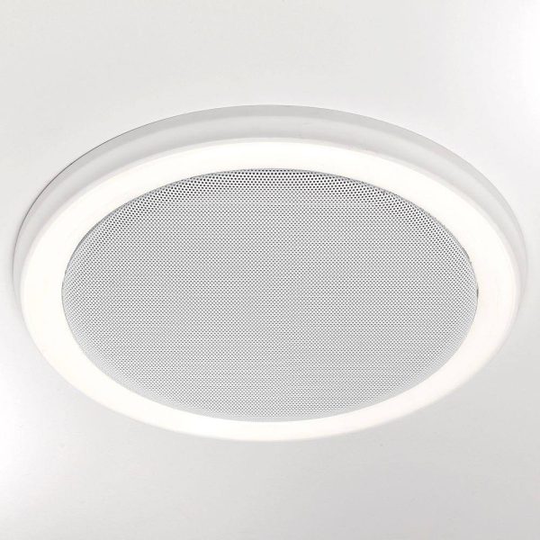 HOMEWERKS 7130-16-BT 110 CFM Ceiling Mount Bathroom Exhaust Fan with Bluetooth Speakers and LED Light - Image 5