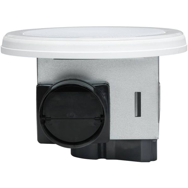 HOMEWERKS 7130-18-BT 80 CFM Ceiling Mount Bathroom Exhaust Fan with Bluetooth Speaker and LED Light - Image 4