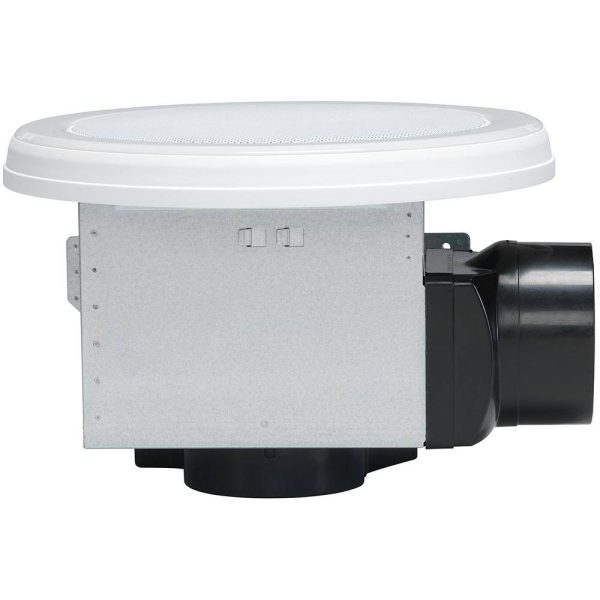 HOMEWERKS 7130-18-BT 80 CFM Ceiling Mount Bathroom Exhaust Fan with Bluetooth Speaker and LED Light - Image 5